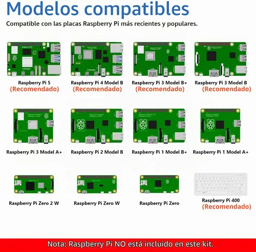 Vista 6 de Freenove Ultimate - Kit de inicio para Raspberry Pi 5 4 B 3 B+ 400 Zero 2 W, tutorial detallado de 962 páginas, código Python C Java Scratch