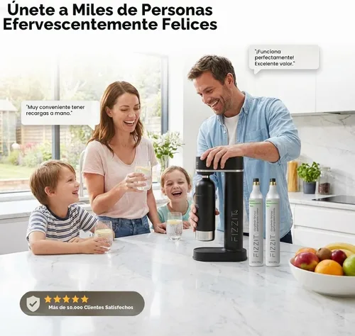 Vista 7 de FIZZIT - Cilindro de CO2 roscado de 60 litros para fabricantes de refrescos