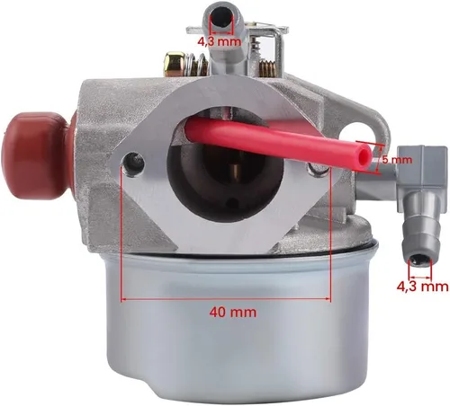 Vista 2 de 640350 640271 640303 Carburador para Tecumseh Toro 6.5hp 6.75 hp LEV100 LV195EA LV195XA 20016 20017 20018 22 Recycler cortacésped