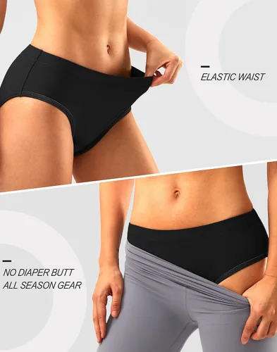 Vista 5 de Bikewa Women's 4D Padded Bike Underwear Cycling Bicycle Shorts Biking Riding Briefs Biker Cycle Undershorts for Women