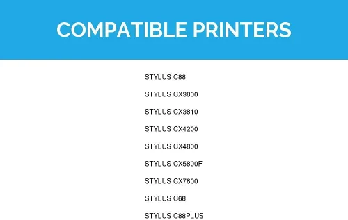 Vista 9 de LD Productos Cartucho de tinta remanufacturado de repuesto para Epson 60 T060 (2 negros, 1 cian, 1 magenta, 1 amarillo, 5 unidades) compatible