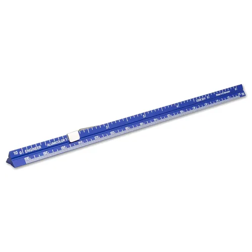 Vista 51 de Alumicolor Regla Métrica de Bolsillo para Arquitecto de Aluminio, 15CM, Negro