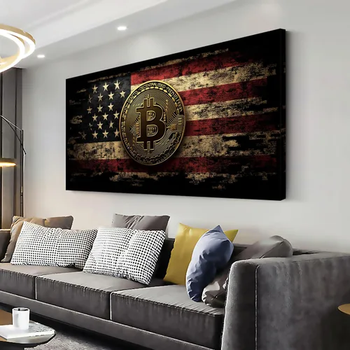Vista 29 de ZOMNAI Arte de pared de mujer japonesa, pintura de estilo asiático, fondo amarillo, decoración de pared, tatuaje de peces en la parte posterior