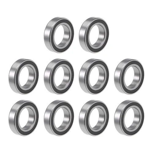 Vista 11 de uxcell 1616-2RS Rodamiento de bolas de ranura profunda Rodamientos de palanca Z2 sellados de 1/2 pulgadas x 1-1/8 pulgadas x 3/8 pulgadas, 10