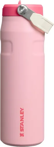 Vista 19 de STANLEY - Botella de agua IceFlow Flip Straw 2.0 con pajilla abatible, abertura más grande, acero inoxidable aislado, sin bisfenol A, 16 onzas