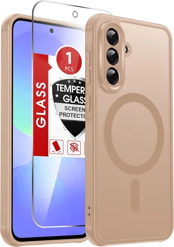 Vista 377 de LeYi Funda para teléfono Samsung-S23: protector de pantalla e imán MagSafe Púrpura