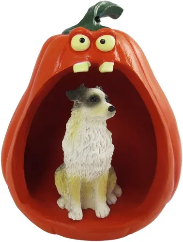Vista 90 de Conversation Concepts Figura de Corgi galés de Halloween y calabaza Welsh Corgi Pembroke