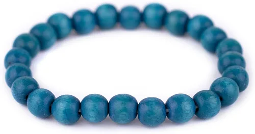 Vista 23 de Pulsera de cuentas de madera