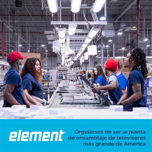 Vista 4 de Element E550AE43CG 43 pulgadas Class Revolution Series 4K UHD HDR LED Smart Xumo TV