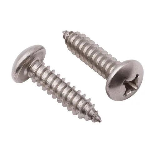 Vista 8 de Tornillos de madera Phillips de acero inoxidable #4 x 1 (paquete de 100), acero inoxidable 304 (18-8), tornillos de chapa de cabeza plana