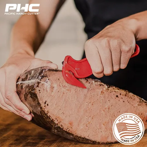 Vista 6 de Pacific Handy Cutter Cortador de película desechable Cortador de caja de seguridad para alimentos certificado NSF y divisor de cinta sin cuchillas