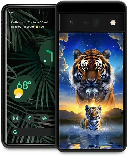 Vista 11 de CARLOCA Funda compatible con Google Pixel 6, diseño gráfico de moda a prueba de golpes, protección antiarañazos y caídas, Google Pixel 6 en blanco