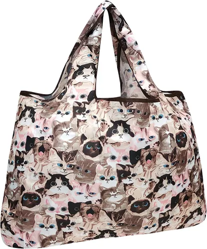 Vista 45 de Bowbear Bolsa de compras reutilizable de nylon plegable