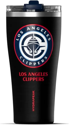 Vista 8 de Hydrapeak Atlanta Hawks - Botella de agua de acero inoxidable aislada al vacío de 30 onzas con licencia oficial de la NBA, con tapa con popote, a