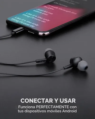 Vista 2 de PALOVUE Auriculares USB tipo C para Galaxy S26 Negro