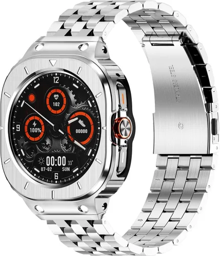 Vista 16 de HASLFM Caja de acero inoxidable y bandas compatibles con Samsung Galaxy Watch 7 8 Ultra 47mm/ Galaxy Watch 5 Pro 45mm/ Galaxy Watch 6/5/4 44mm