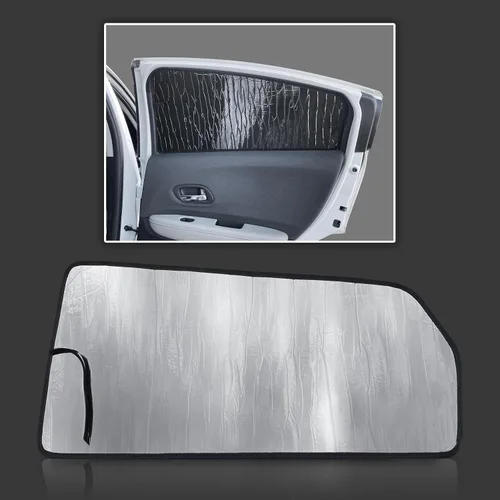 Vista 12 de GalaxyAutoShield - Parasoles para ventana lateral delantera (2 unidades) para Honda HR-V 2015, 2016, 2017, 2018, 2019, 2020, 2021, 2022, SUV