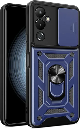 Vista 15 de Compatible con Tecno Pova Neo 2 Bracket Shell, con cubierta deslizante para lente de cámara compatible con Tecno Pova Neo 2 LG6n Case Negro