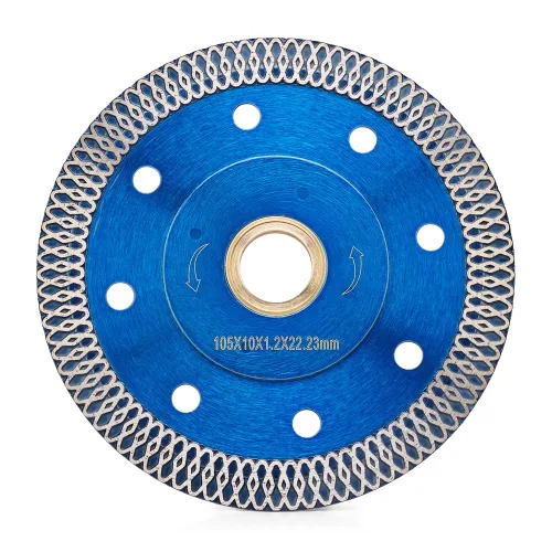 Vista 9 de Cuchilla de corte de azulejos de 10 "Hoja de diamante fina estupenda para corte de azulejos de cerámica de mármol de granito