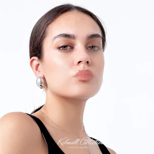 Vista 69 de KELMALL Aretes tipo argolla de oro de 14 quilates para mujer, hipoalergénicos, gruesos, redondos, no se deslustra, para orejas sensibles