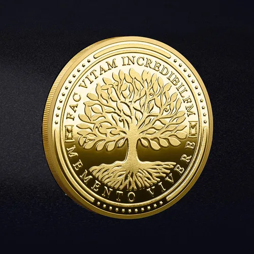 Vista 5 de Reflexiones estoicas: Monedas Memento Mori y Memento Vivere - Abraza la esencia de la vida con recordatorios reflexivos