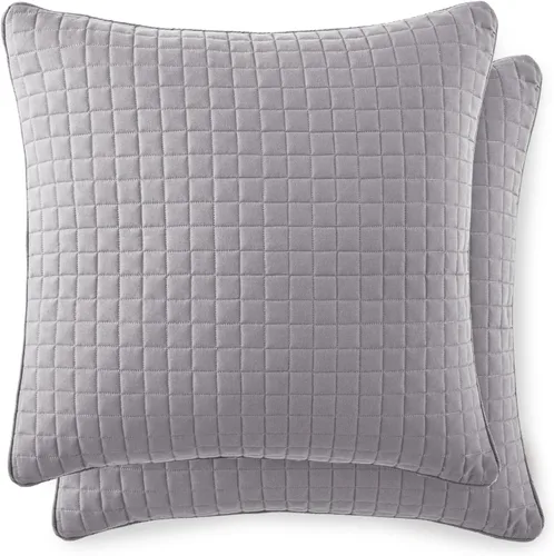 Vista 39 de Fundas Southshore Fine Linens Vilano Springs, para almohada, acolchadas, Microfibra, Pizarra, 20" x 36" 15 - Pizarra