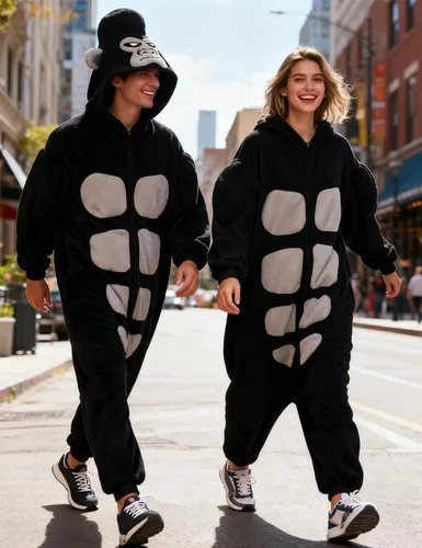 Vista 3 de Adult Onesie, Halloween Onesie Adult Onesie Pajamas Funny Cosplay Costume