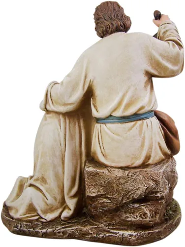 Vista 3 de CBC Group Avalon Gallery - Figura de resina de Adviento y Navidad, 9.25 pulgadas, Blessed Holy Family