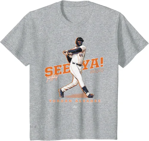 Vista 7 de See Ya! Camiseta Yordan Alvarez Houston MLBPA, Negro