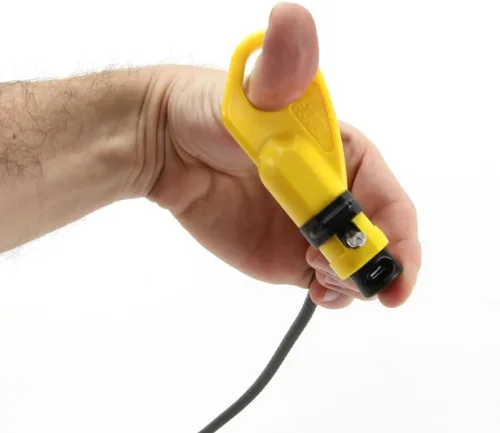 Vista 6 de Klein Tools VDV026-211 Kit de instalación coaxial con herramienta de engarzado, cortador de cables, pelacables y conectores F con bolsa