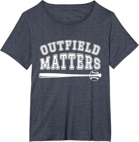 Vista 48 de Playing Baseball Outfield Matters - Camiseta Baseball Outfields Funny, Rojo
