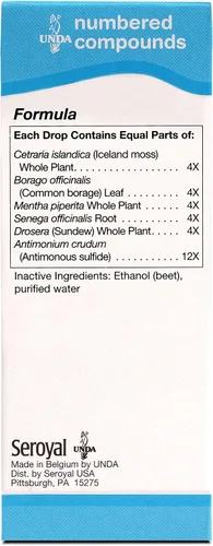Vista 2 de UNDA 27 compuestos numerados Preparación homeopática 0.7 fl. oz.