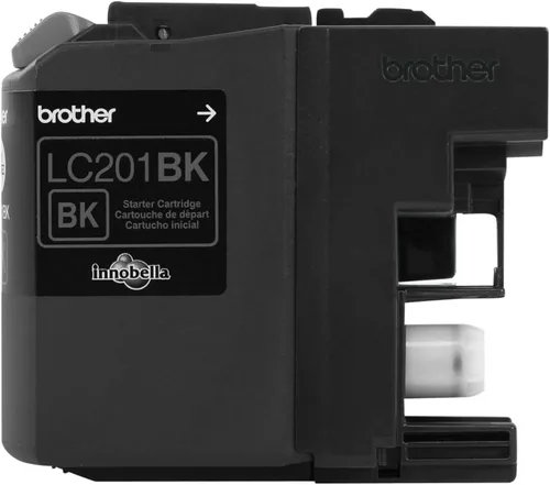Vista 4 de Cartucho de tinta de rendimiento estándar LC201BK Brother, Negro