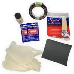 Vista 2 de Tarro de medio onza para pintura de retoque automotriz Mercedes-Benz SLK – Havanna Metallic Clearcoat 042/0042 – Paquete todo incluido