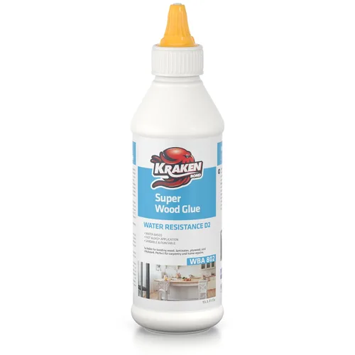 Vista 10 de Kraken Bond D4 - Pegamento para madera de secado rápido, (1 x 13.5 onzas líquidas), pegamento de poliuretano impermeable de grado marino