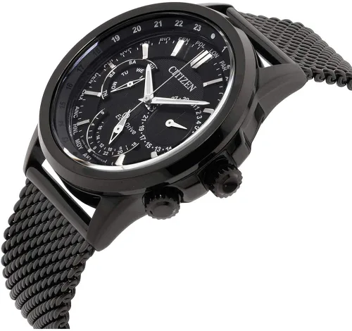 Vista 2 de Citizen Calendrier Eco-Drive Reloj para hombre, Marrón