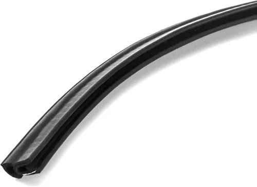 Vista 3 de QWORK Sello de goma EPDM de 20 pies con bombilla superior, se adapta al borde de 1/16 a 1/8 pulgadas