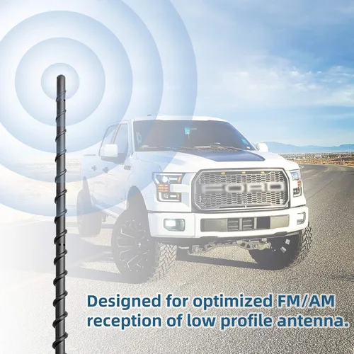 Vista 5 de VOFONO Antena de 13 pulgadas compatible con F150 2009-2025, F-250 F-350 2017-2025, accesorios para camiones Ford, antena de radio de coche