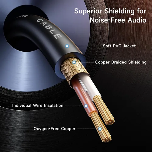 Vista 6 de Cable Matters Cable doble XLR a RCA, doble hembra XLR a RCA, 6 pies