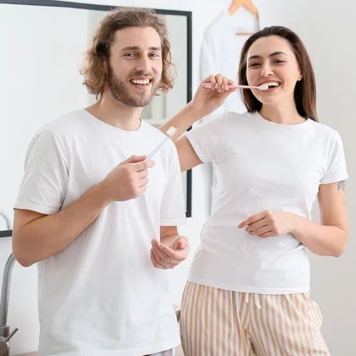 Vista 6 de Boao 4 cepillos de dientes extrasuaves para personas sensibles con 20000 micro cerdas nano para adultos embarazadas recesión ancianos, protege