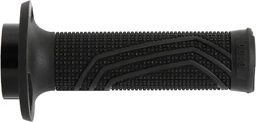 Vista 2 de Domino Racing D100 Lock On Grips para motocross Negro