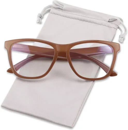 Vista 9 de Retro Blue Light Blocking Glasses for Women Men Classic Style Computer TV Eyeglasses Anti Eyestrain