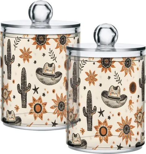 Vista 35 de Juego de 2 dispensadores de bastoncillos de algodón de mármol turquesa, recipiente de almacenamiento para baño, tapa de plástico acrílico, frasco