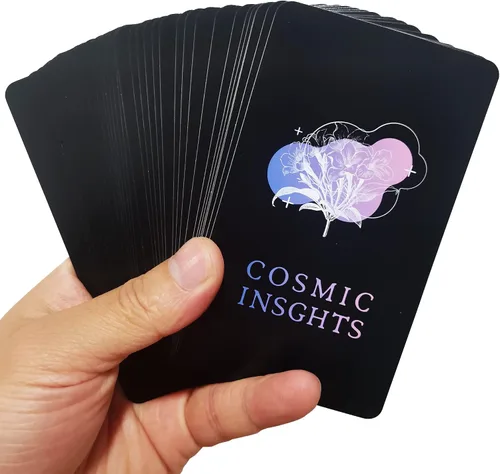 Vista 2 de Han Yu Bowen Cartas de Oráculo de Amor, Cartas de Tarot para Principiantes Cartas de Tarot de Llama Gemela, Cartas de Oráculo Mazos con Significados