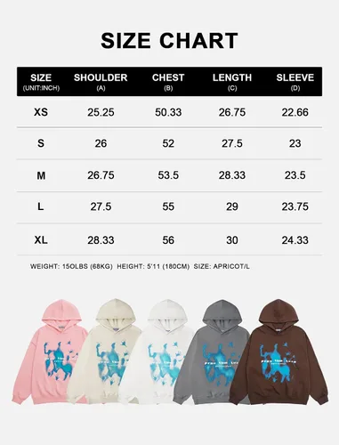 Vista 7 de Aelfric Eden Sudadera con capucha de gran tamaño para hombre, con estampado de ropa de calle, casual, sudadera con capucha Y2K