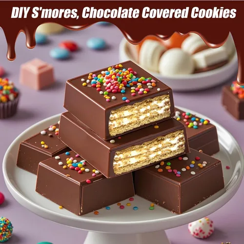 Vista 4 de AIERSA Moldes cuadrados de silicona para chocolate, 2 moldes de barra de chocolate profundo de 1 pulgada para bricolaje de 2.5 x 2.5 x 1 pulgada
