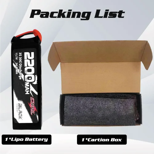 Vista 6 de CNHL 2200mAh 3S Lipo Batería 30C 11.1V con XT60 Plug para RC Avión Quadcopter Evader BX Coche Truggy Truck Barco
