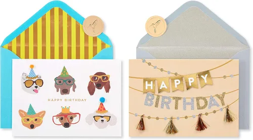 Vista 8 de Papyrus Tarjeta de cumpleaños para perros (Celebrating You Today)