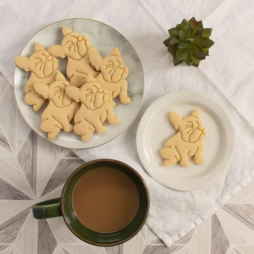 Vista 6 de Cortador de galletas Bulldog Francés, 1 pieza - Bakerlogy