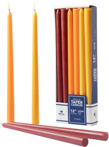 Vista 17 de Royal Imports Velas cónicas sin perfume, elegantes de calidad premium, sin goteo y sin humo, velas de cena sumergidas a mano para bodas, vacaciones